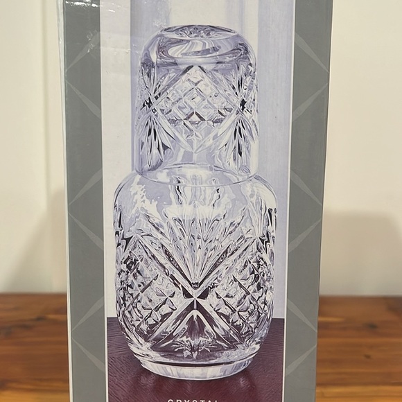 NIB Shannon Dublin Crystal Night Carafe Tumble Up - Picture 4 of 6
